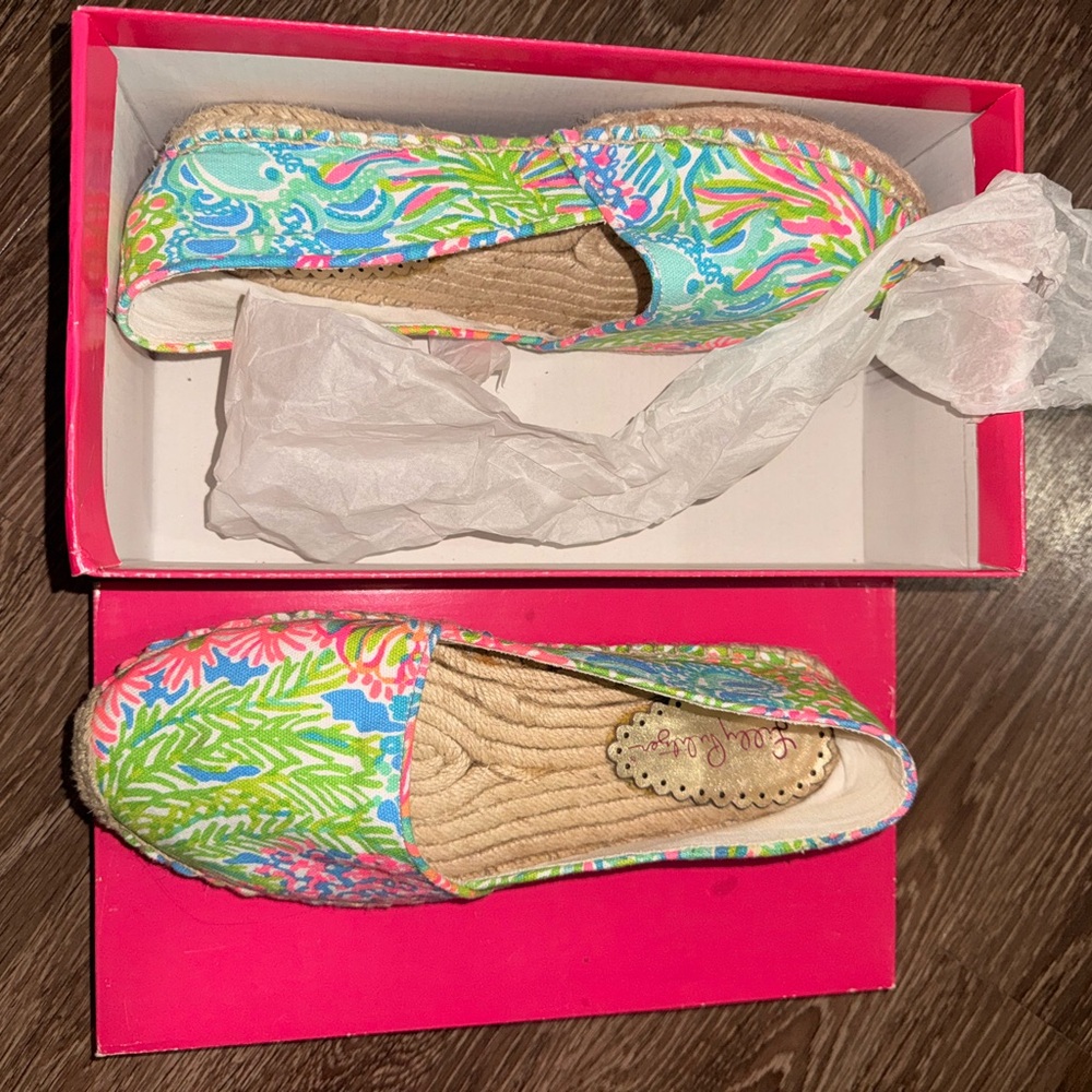 Lilly Pulitzer Espadrille Flats - 9W